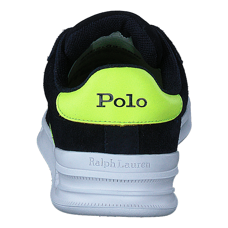 Heritage Court II Suede Sneaker Hunter Navy/Safety Yellow Polo