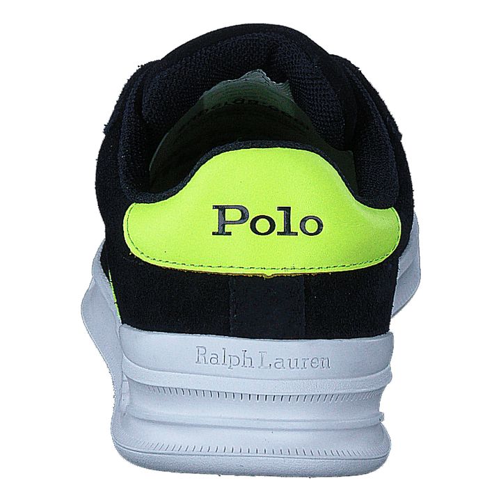 Heritage Court II Suede Sneaker Hunter Navy/Safety Yellow Polo