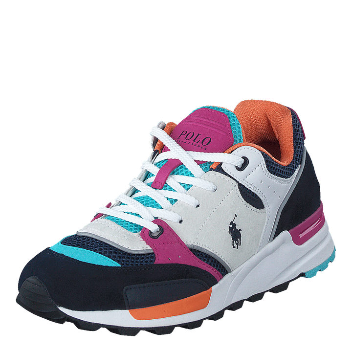 Trackster 200 Sneaker White/Navy/Pink/Blue