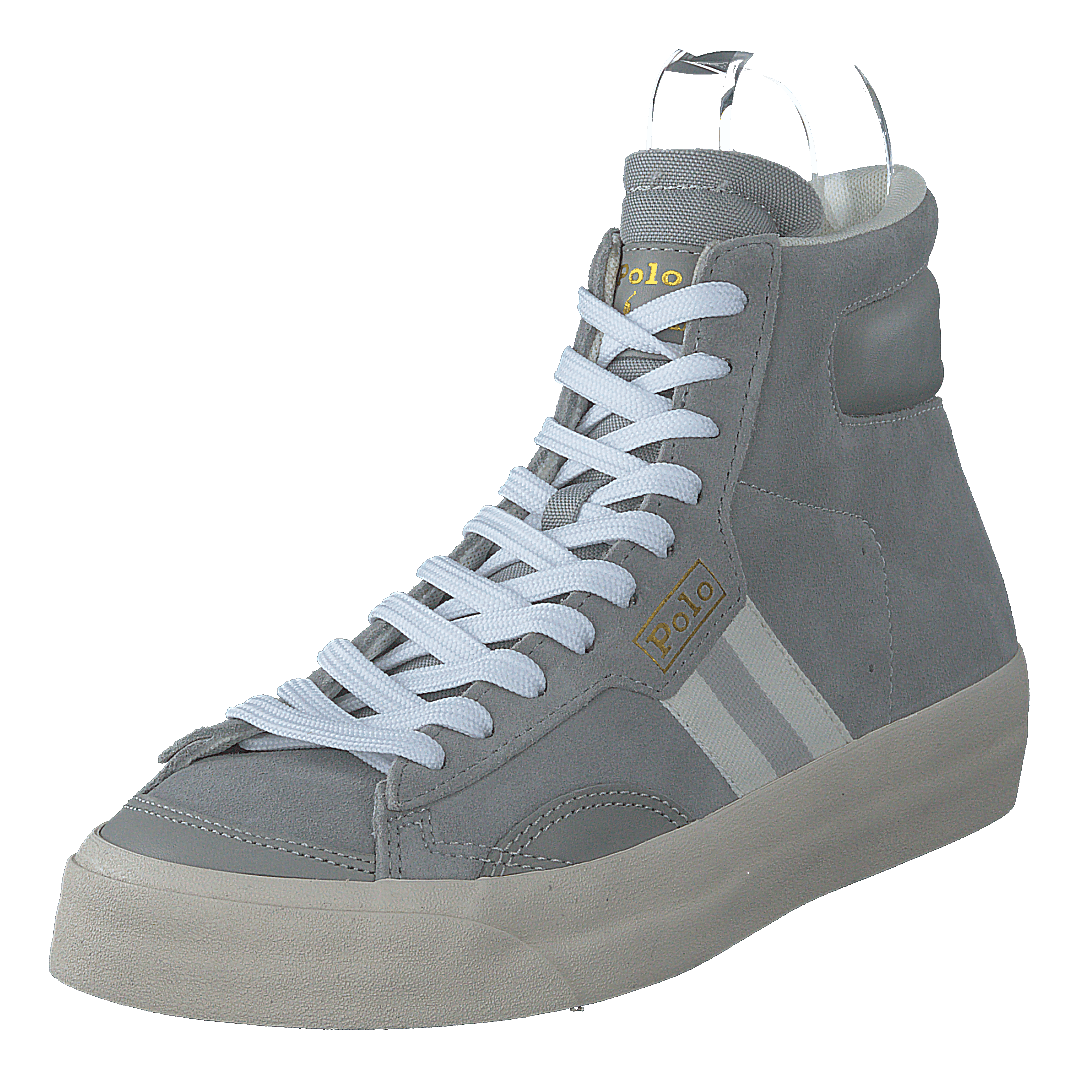 Gervin Mid Suede Sneaker Soft Grey