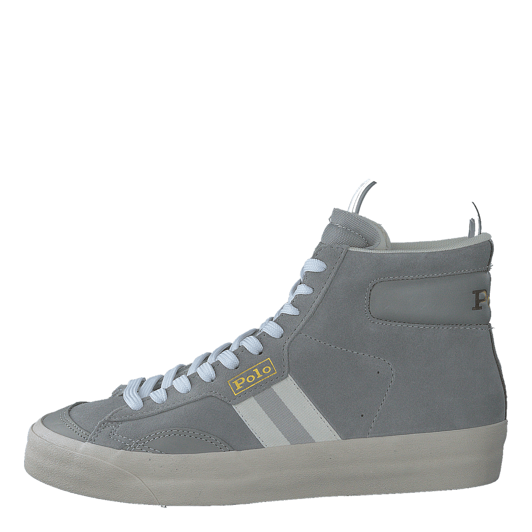 Gervin Mid Suede Sneaker Soft Grey