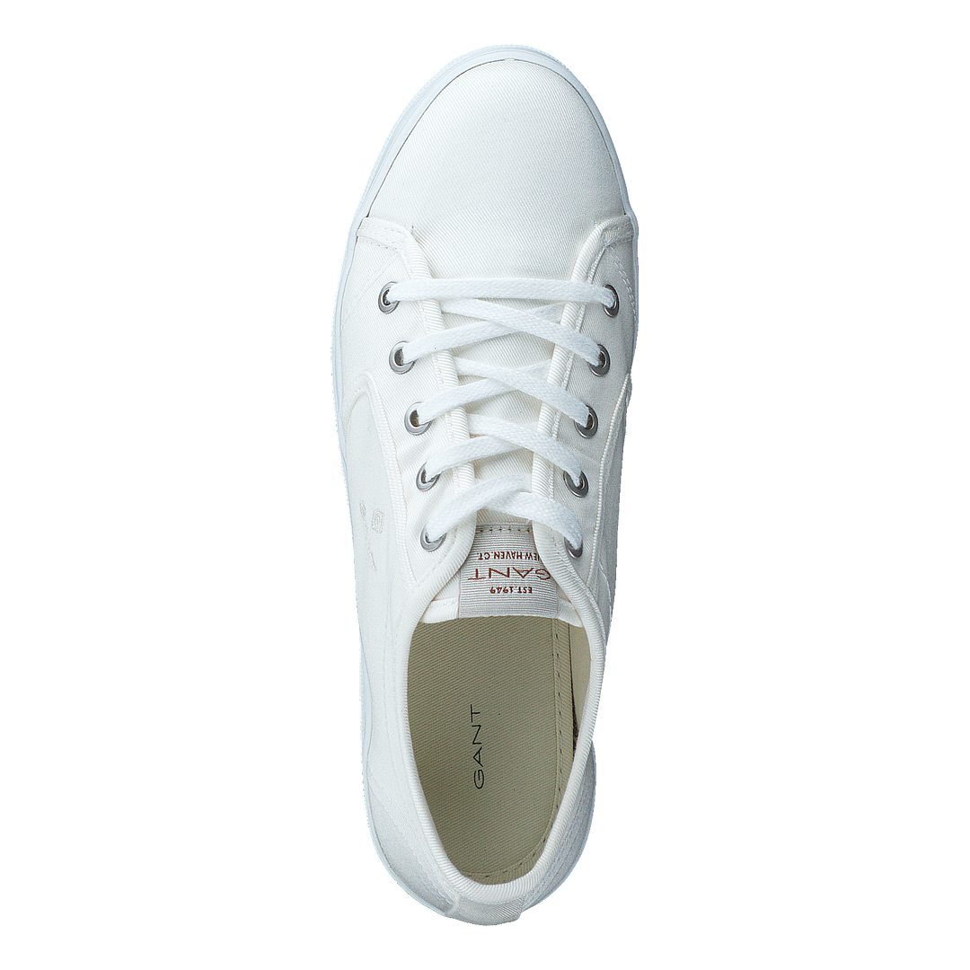 Leisha Low Lace Shoes White