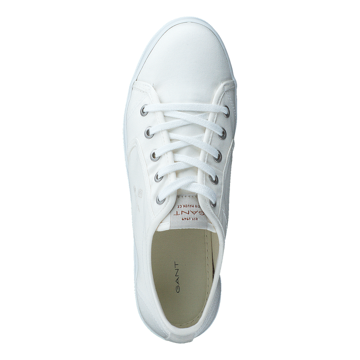 Leisha Low Lace Shoes White