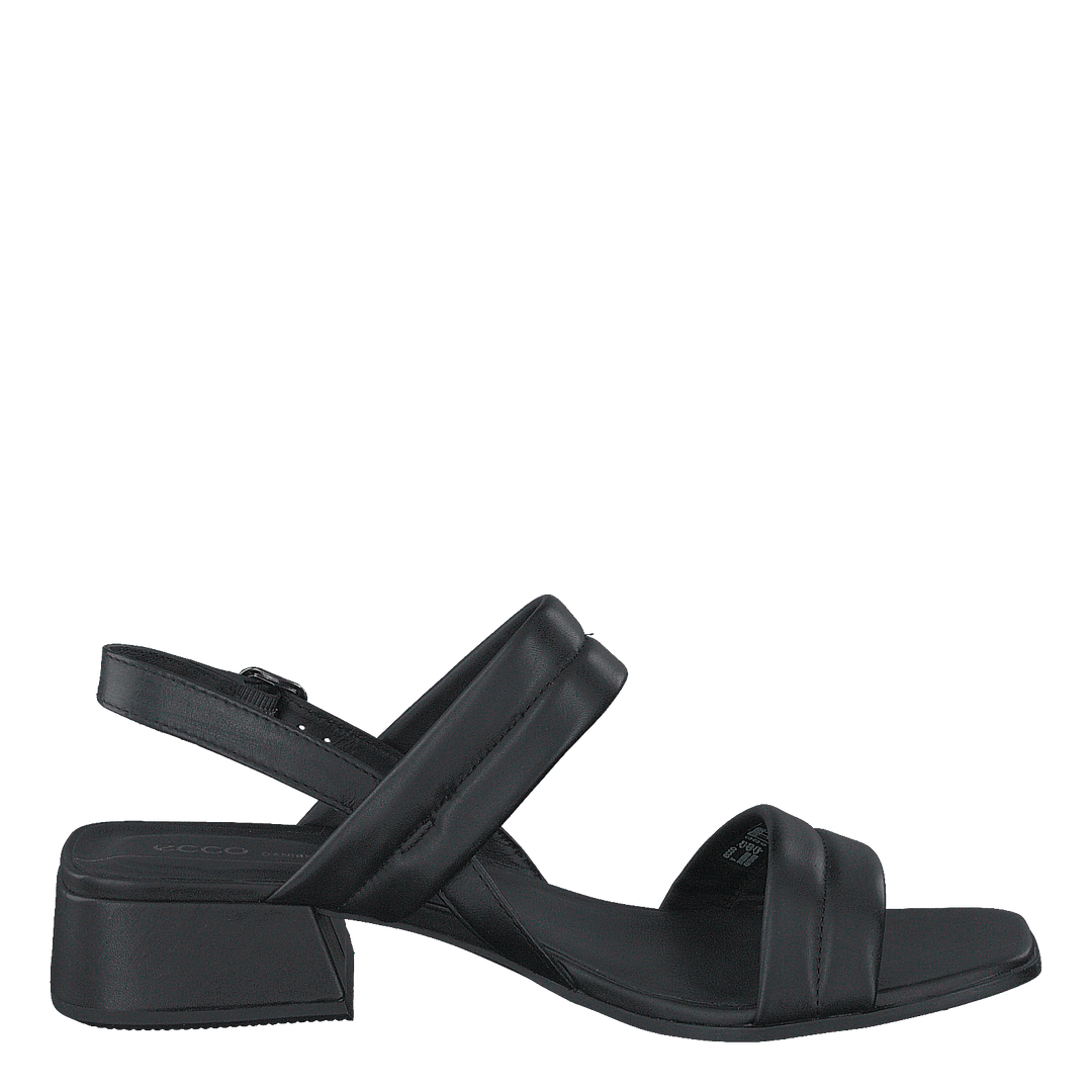 Ecco Elevate Squared Sandal Black