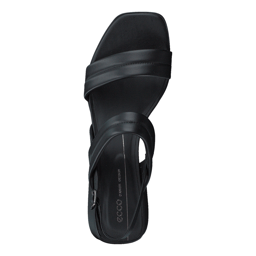 Ecco Elevate Squared Sandal Black