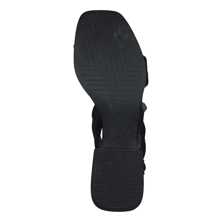 Ecco Elevate Squared Sandal Black