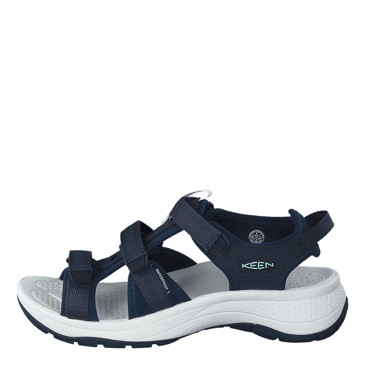 Ke Astoria West Open Toe W Blu Blue Nights-blk Iris
