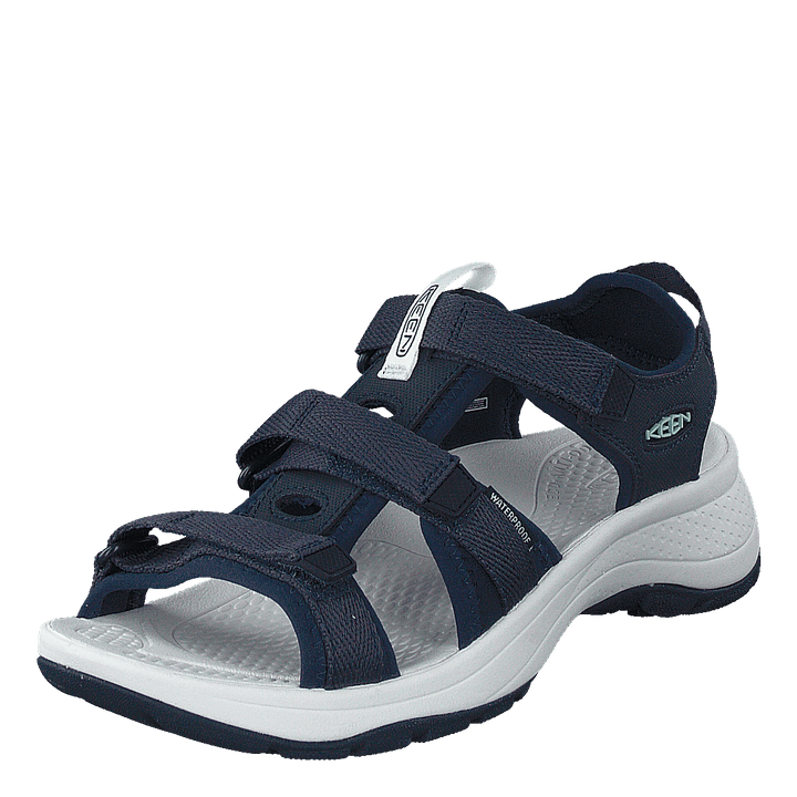 Ke Astoria West Open Toe W Blu Blue Nights-blk Iris