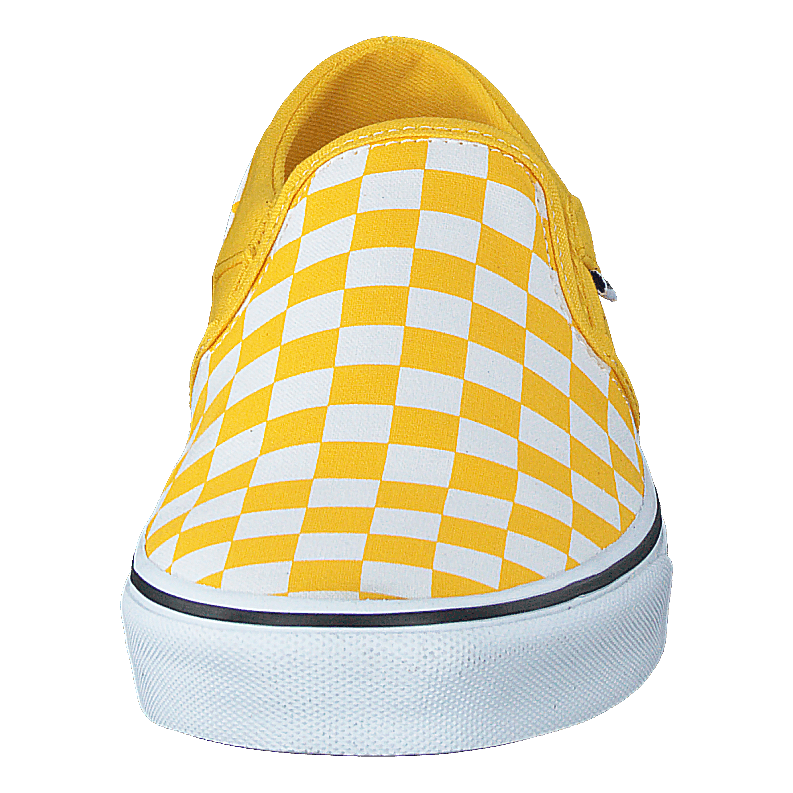 Wm Asher (checkerboard) Freesia/white