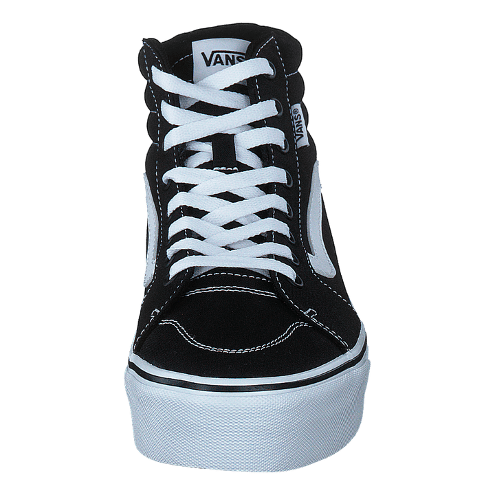 Wm Filmore Hi Platform (canvas) Black/white - Heppo.com
