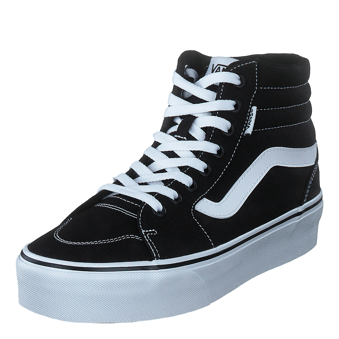 Wm Filmore Hi Platform (canvas) Black/white - Heppo.com