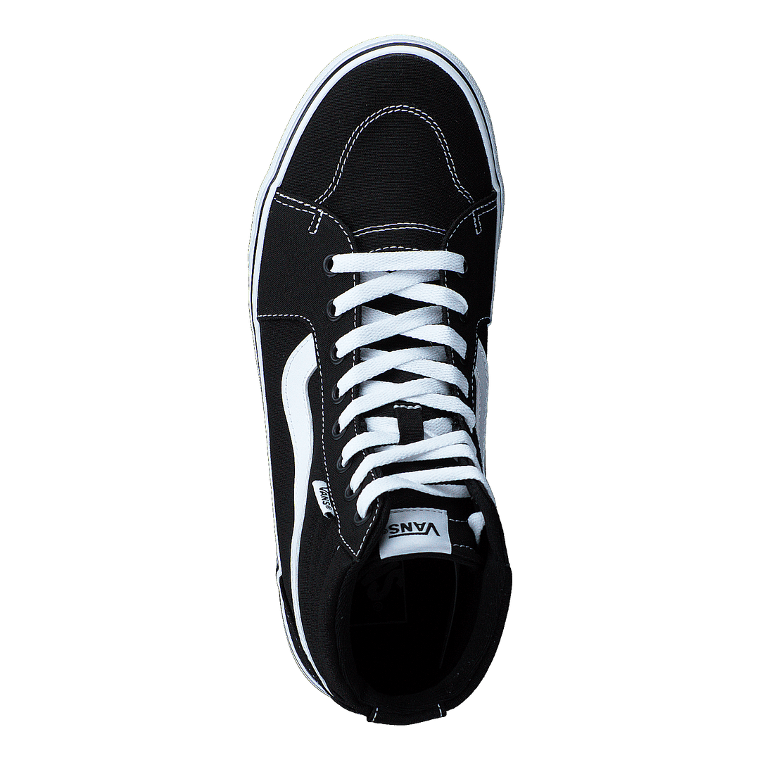 Wm Filmore Hi Platform (canvas) Black/white - Heppo.com