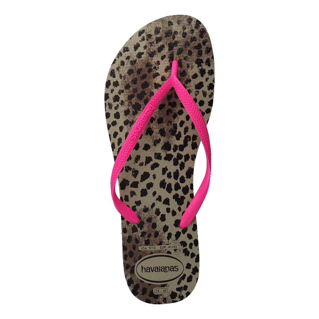 Slim Animal Sand Grey/pink 9924