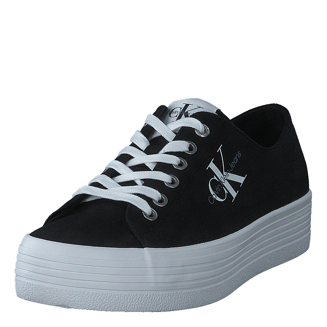 Vulcanized Flatform Laceup Co Black