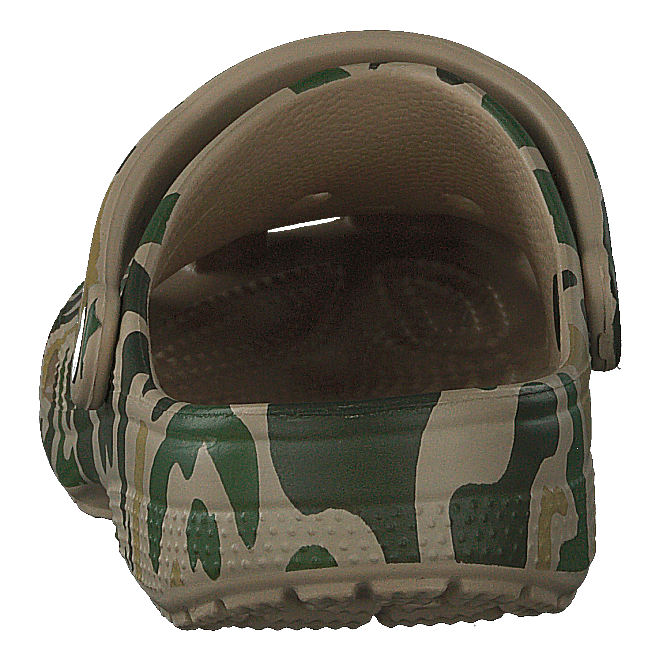 Classic Printed Camo Clog Chai / Tan