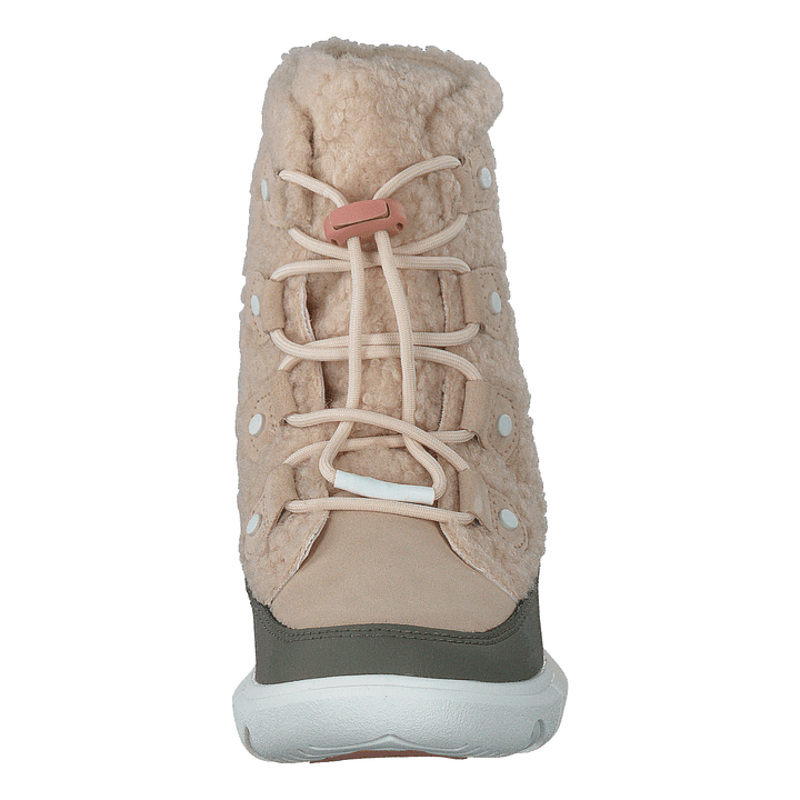 Youth Sorel Explorer Cozy Nova Sand, Stone Green - Heppo.com