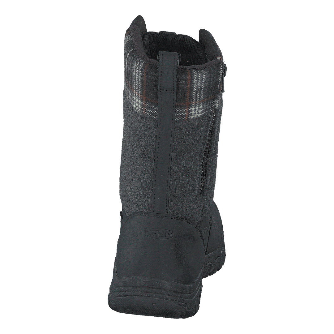 Ke Ke Greta Tall Boot Wp W-bla Black-black Plaid