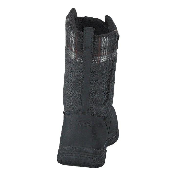 Ke Ke Greta Tall Boot Wp W-bla Black-black Plaid