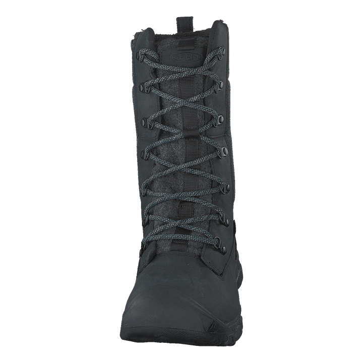 Ke Ke Greta Tall Boot Wp W-bla Black-black Plaid