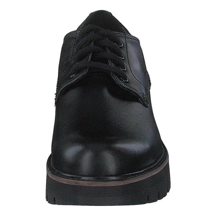 Orianna Derby Black Leather