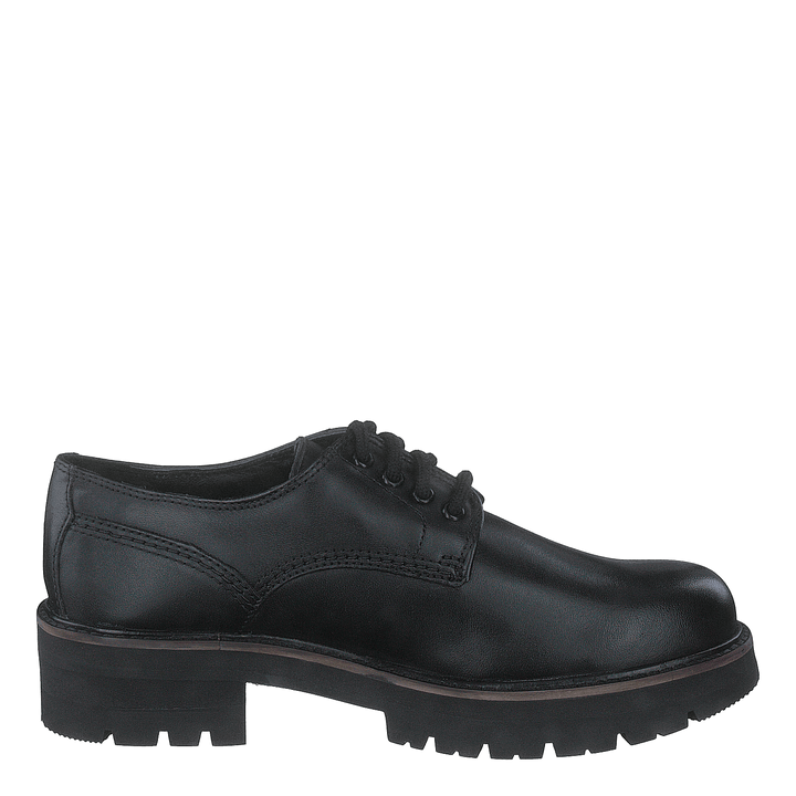Orianna Derby Black Leather
