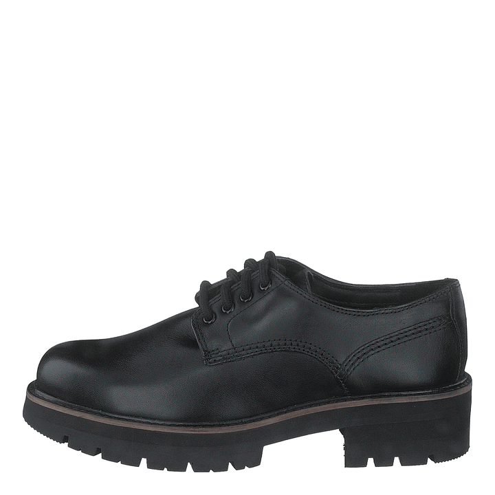 Orianna Derby Black Leather