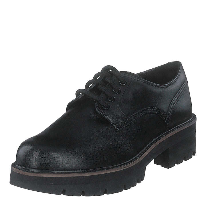 Orianna Derby Black Leather
