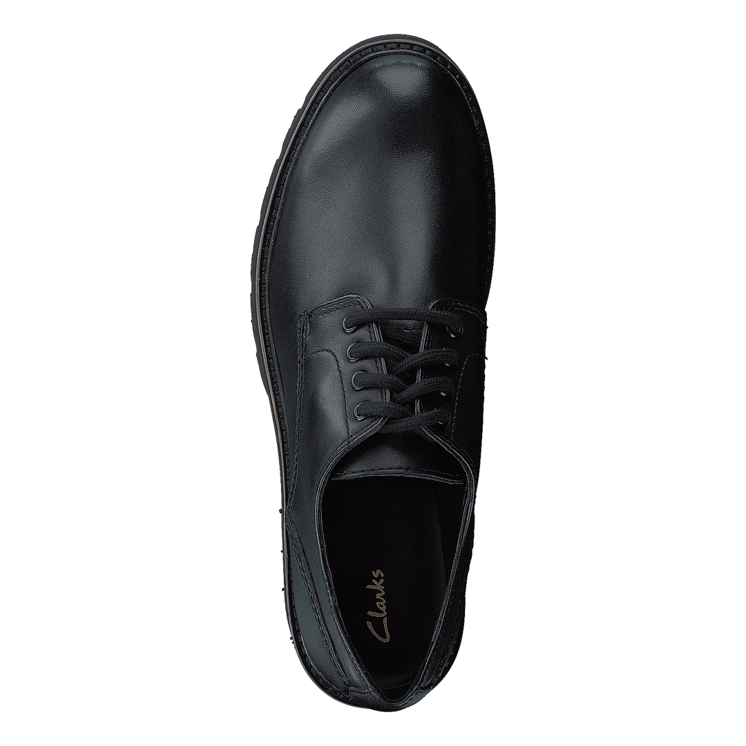 Orianna Derby Black Leather