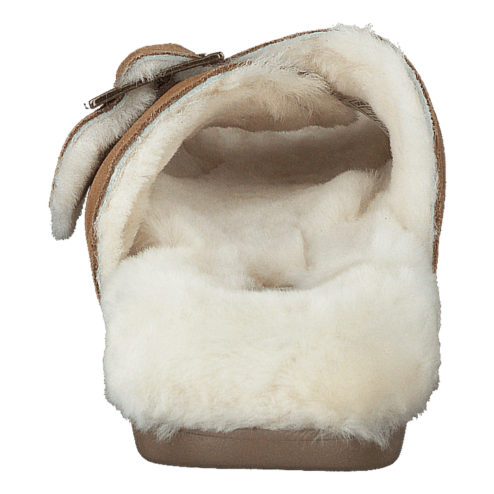 W Outslide Buckle Chestnut Suede - Heppo.com