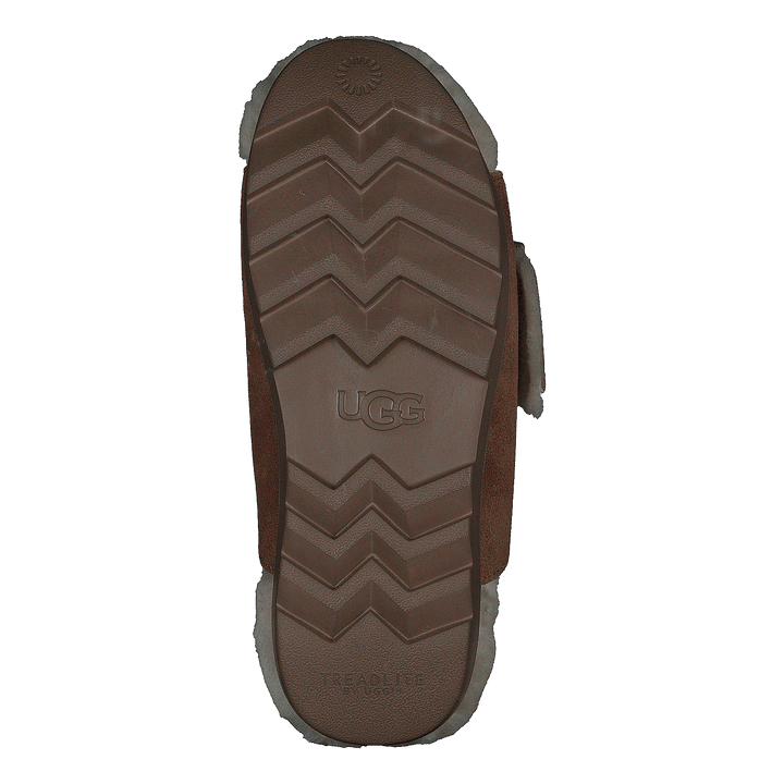 W Outslide Buckle Chestnut Suede - Heppo.com