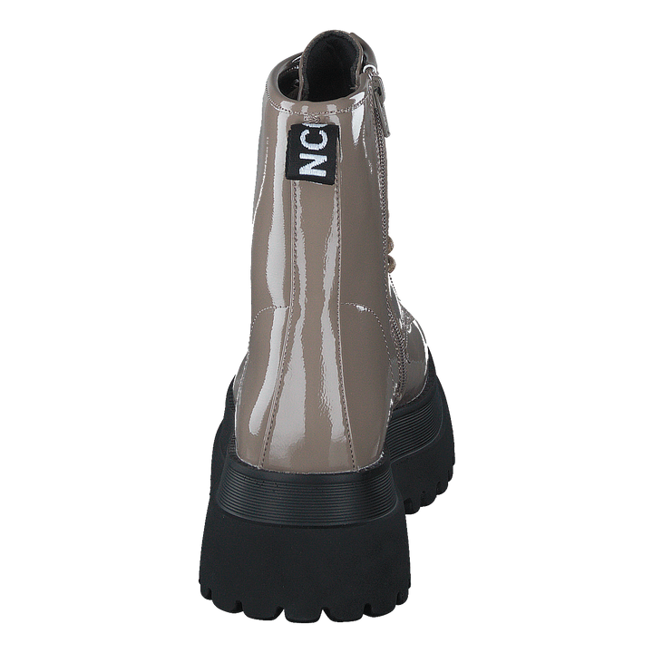 Biagas Laced Up Platform Boot  Taupe
