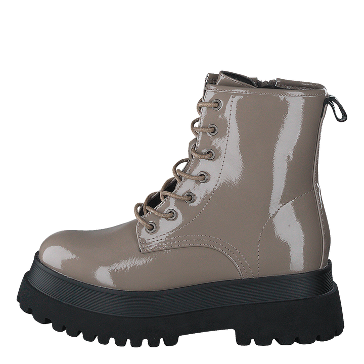 Biagas Laced Up Platform Boot  Taupe