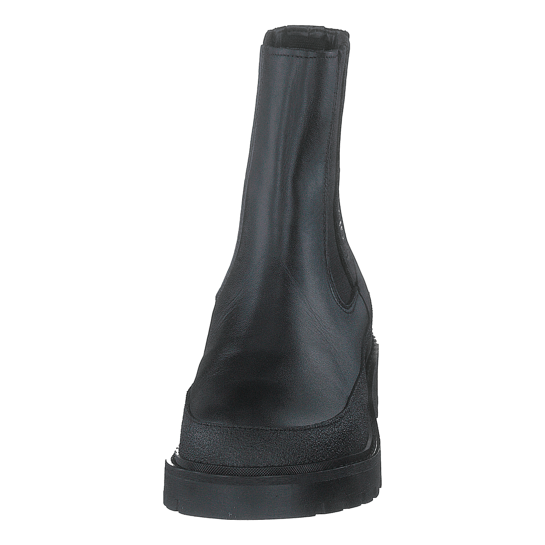 Combat Mid Chelsea Boot Rubber Black