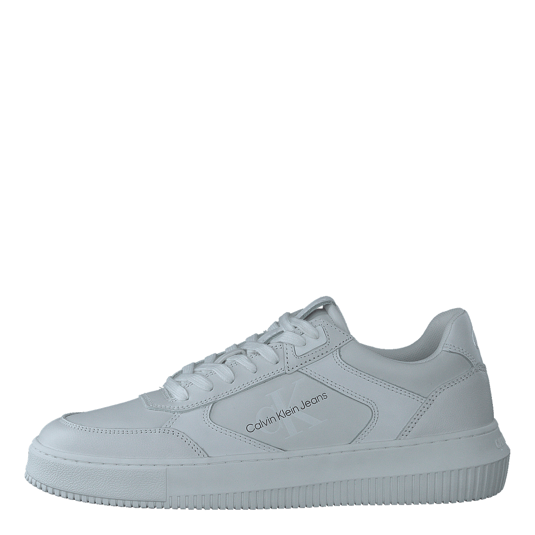 Chunky Cupsole Laceup Lth White