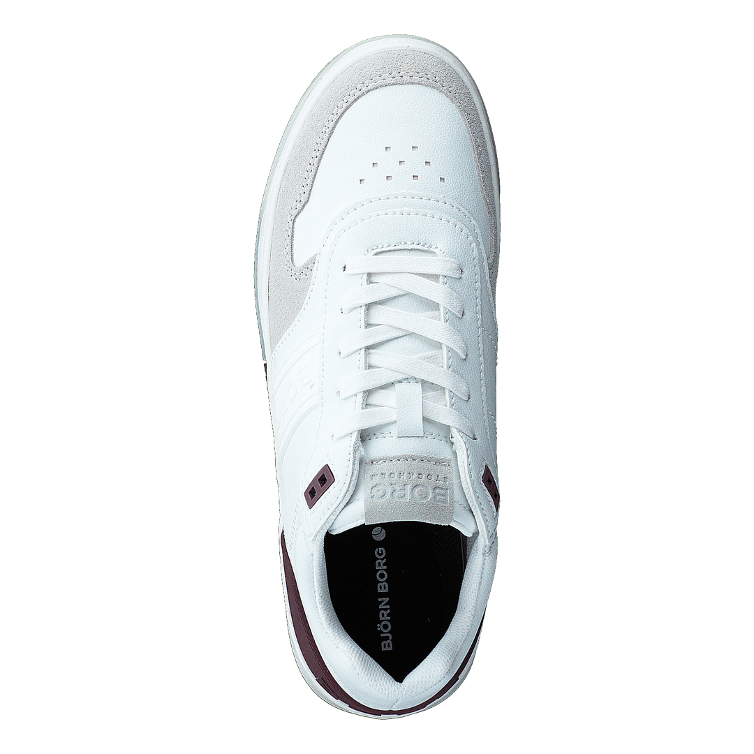 T2300 Ctr W White-burgundy