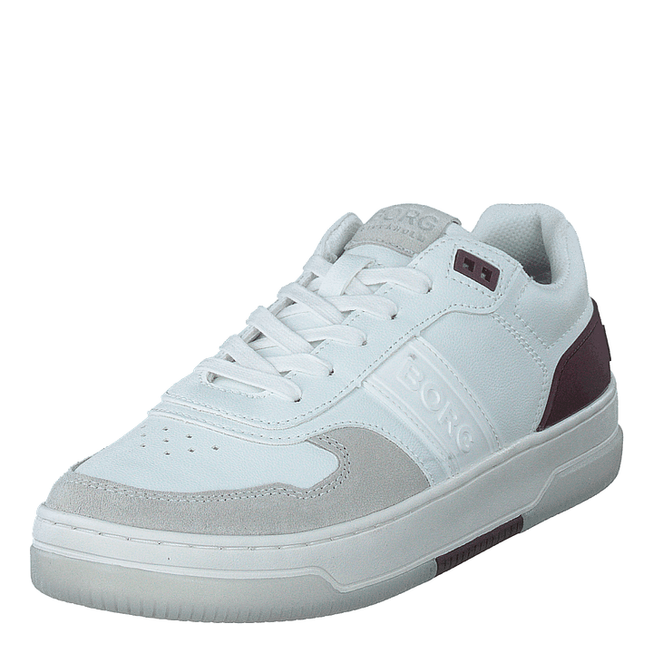 T2300 Ctr W White-burgundy