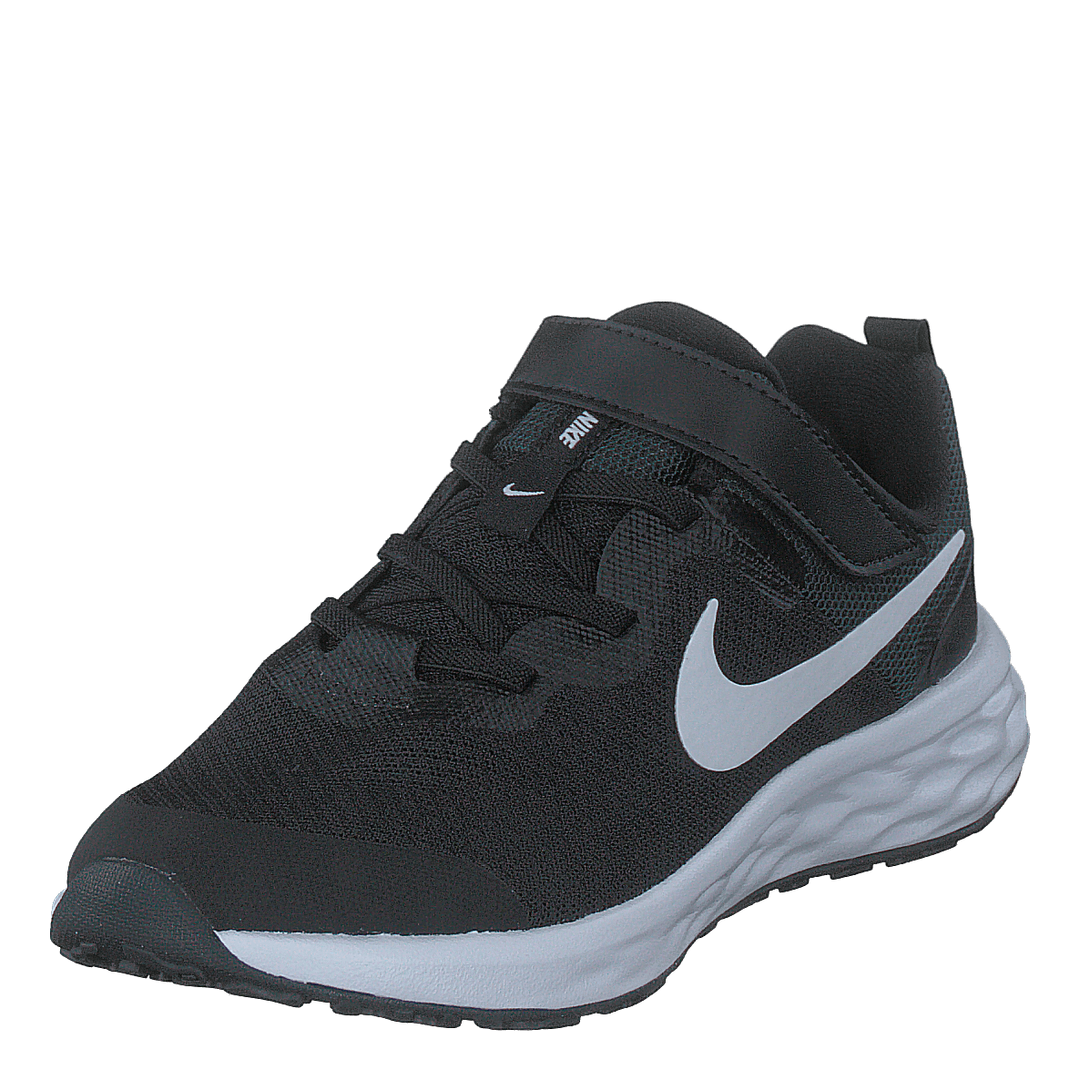 Revolution 6 Little Kids' Shoes BLACK/WHITE-DK SMOKE GREY