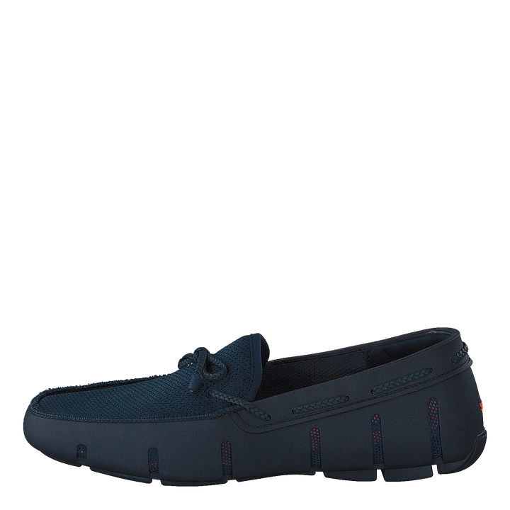 Braided Lace Loafer Navy