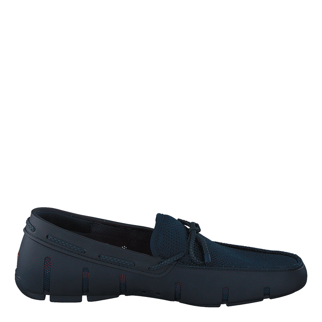 Braided Lace Loafer Navy