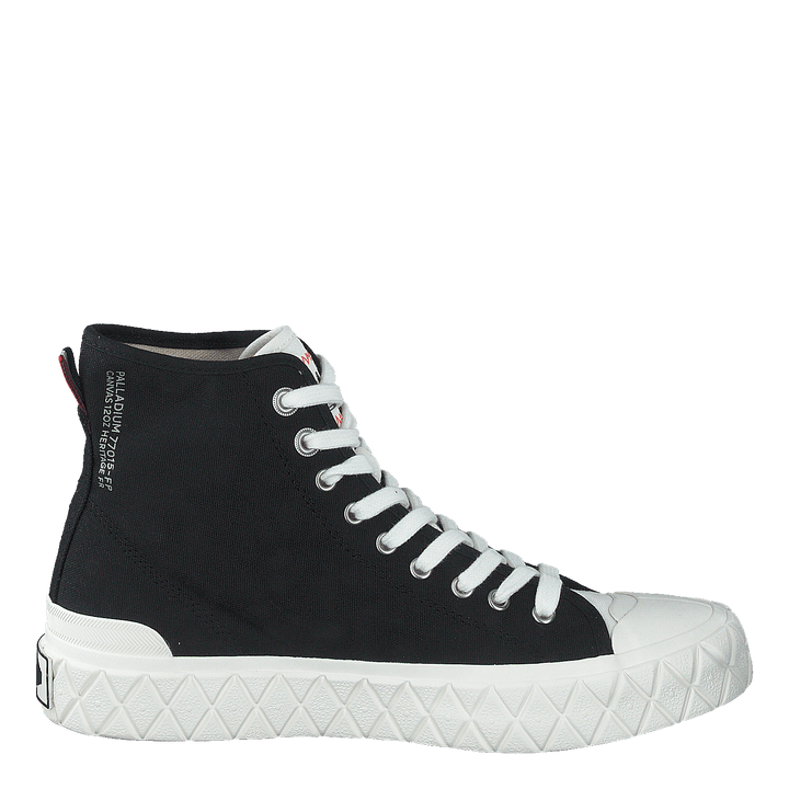 Palla Ace Cvs Mid Black/mashmalllow