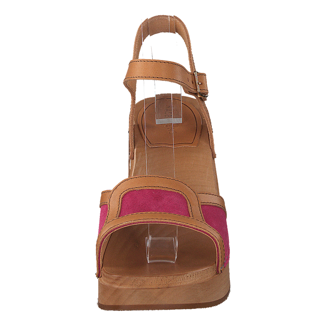Sophisticated Sandal Bouganville/suede