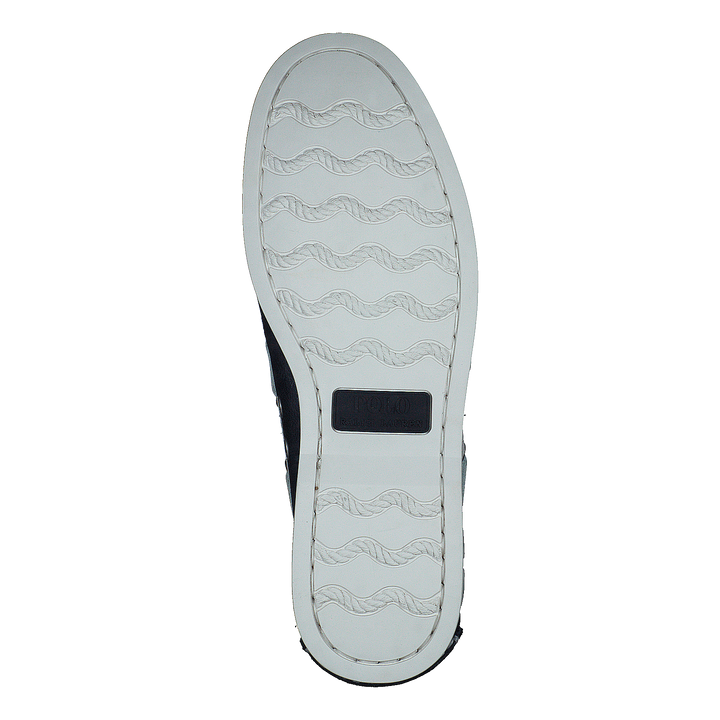 Merton Two-Tone Leather Boat Shoe Cream / Navy