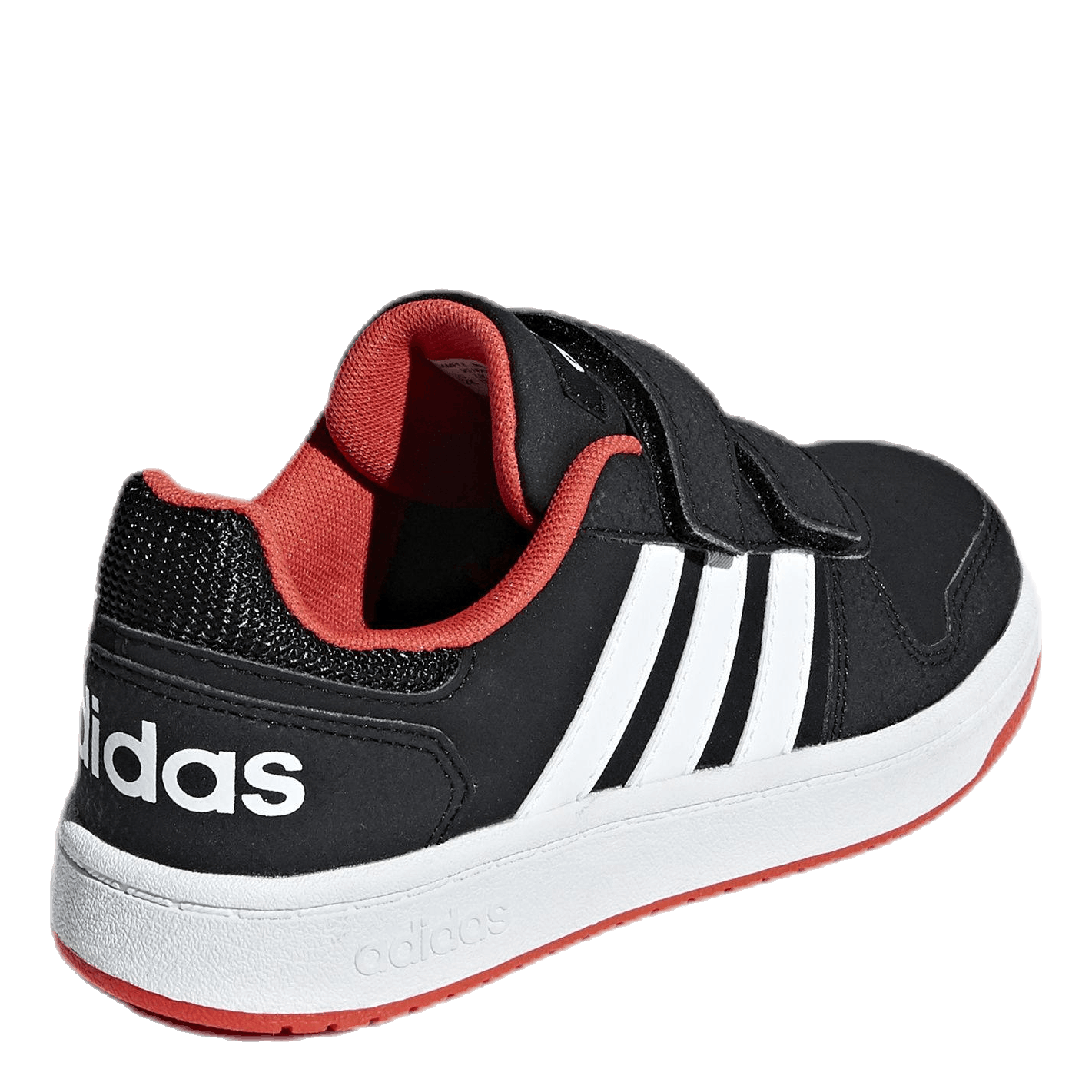 adidas Hoops 2.0 Shoes Core Black / Cloud White / Hi-Res Red – Heppo.com