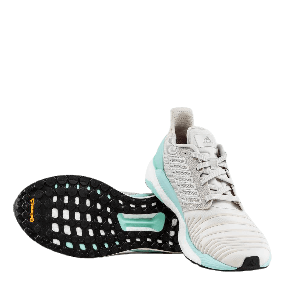 Solar Boost Shoes Raw White / Clear Mint / Active Purple