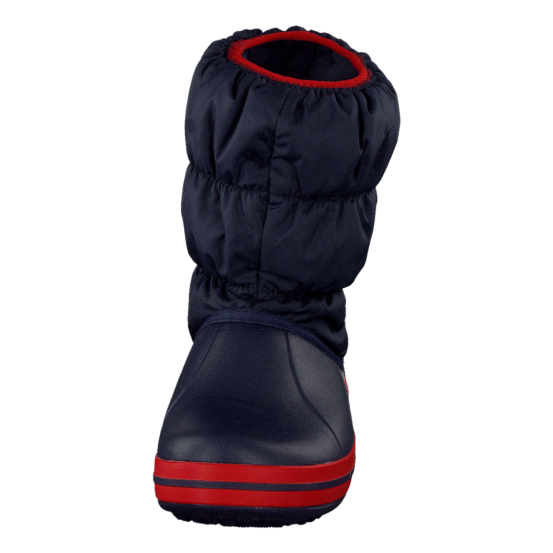 Winter Puff Boot Kids Navy-Red
