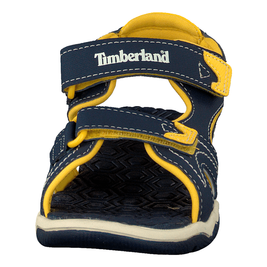 Adventure 2-strap sandal Navy/Yellow