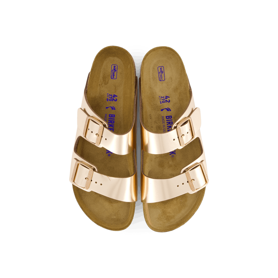 Arizona soft footbed metallic copper sales