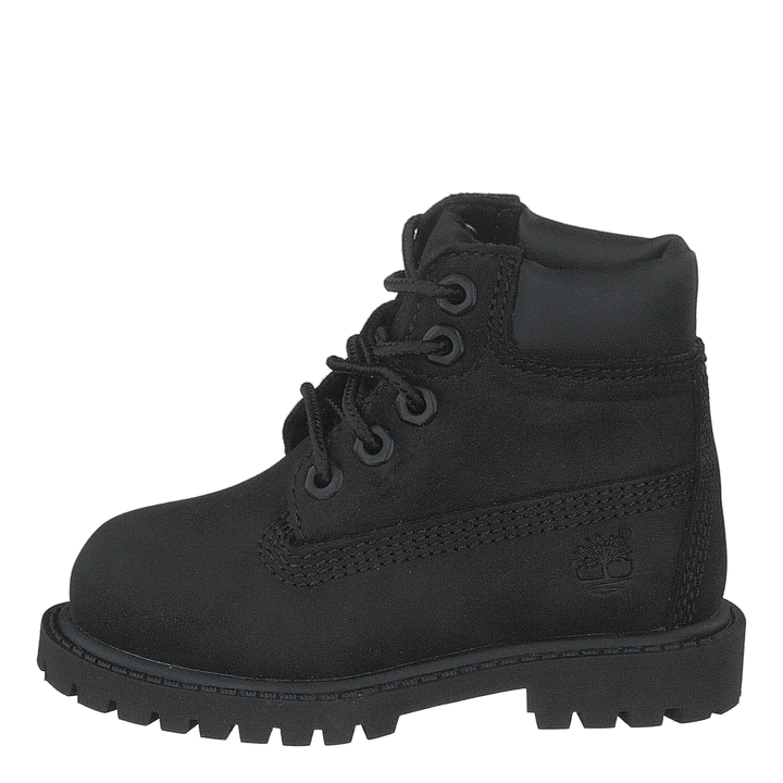 6 Inch Premium Waterproof Black Nubuck Mono