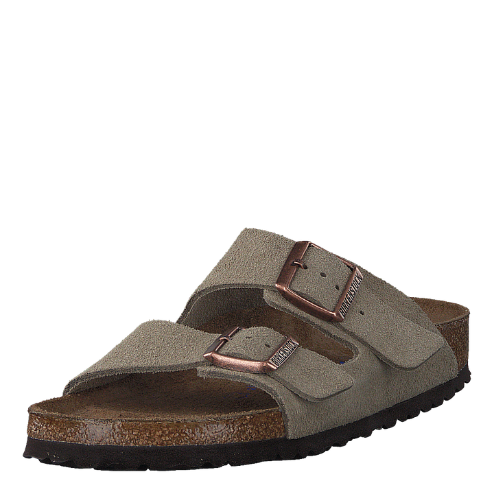 Arizona Soft Footbed Narrow Taupe Suede