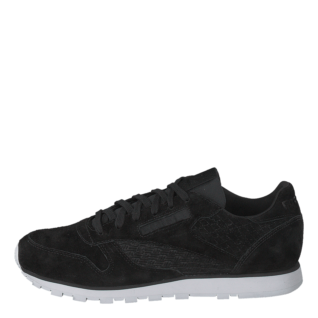 Reebok classic leather hot sale woven emb